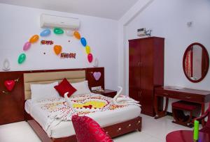 Postel nebo postele na pokoji v ubytování Hotel Aradhana Inn + 37 fotografií
