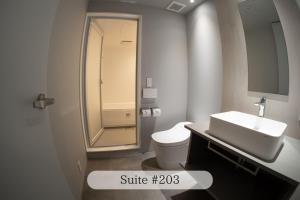 Koupelna v ubytování UNPLAN Residence suite