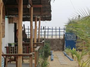 Zahrada ubytování Amwaj Blue Cabana Arugambay