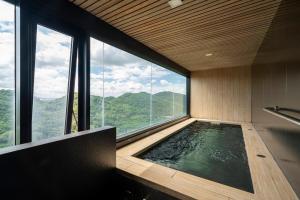 山景或在公寓看到的山景