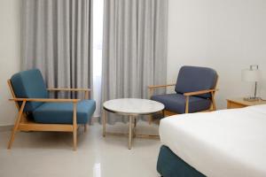 Assia Hotel的休息区