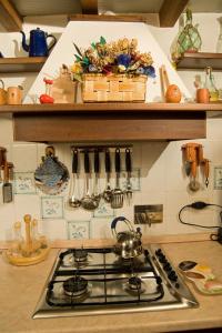 Una cocina o zona de cocina en Podere Il Fattoio