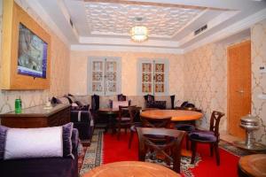 Istumisnurk majutusasutuses Hotel Al amal Tiznit