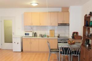 Кухня или кухненски бокс в Erkel Apartment