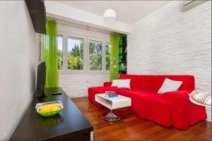 TV a/nebo společenská místnost v ubytování Apartment Put Meja