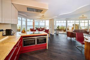 Küche/Küchenzeile in der Unterkunft Strandhotel Prinz von Preussen