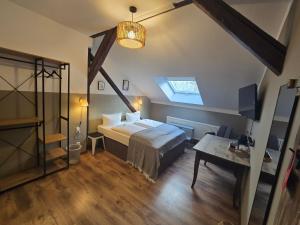 Postel nebo postele na pokoji v ubytování Aparthotel Fairschlafen Minden