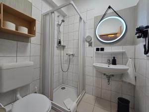 Koupelna v ubytování Aparthotel Fairschlafen Minden