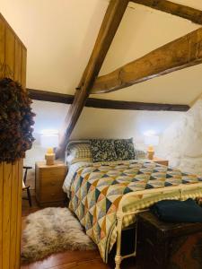 Katil atau katil-katil dalam bilik di Tyn Y Simdde - Secluded Mountain Stay - Stunning Views of Eryri