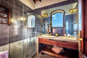 Koupelna v ubytování Bed Breakfast La Paggeria