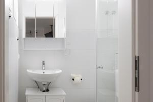 Koupelna v ubytování EasyOne Apartments