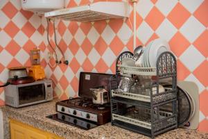 Kuchyň nebo kuchyňský kout v ubytování Appartement Afgo Ouarzazate