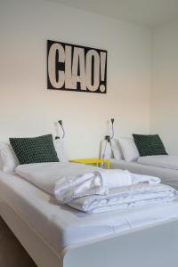 Postel nebo postele na pokoji v ubytování EasyOne Apartments