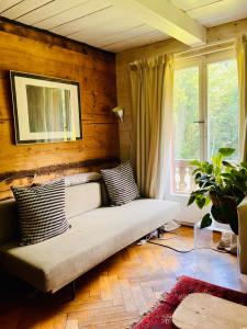 Aparthotel Mountain River Resort的休息区