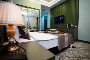 TV a/nebo společenská místnost v ubytování Atlas Hotel Baku