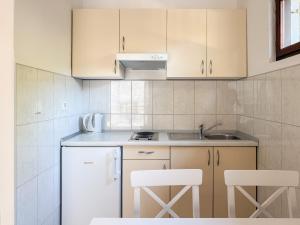 Køkken eller tekøkken på Niko Apartments