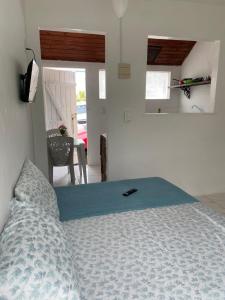 Giường trong phòng chung tại Antonia Hospedaria 3