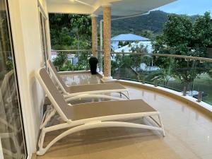 Balkón nebo terasa v ubytování Tropic Villa Annex