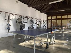 Stolný tenis v ubytovaní Apartamento ideal para parejas en Enveitg alebo v jeho okolí