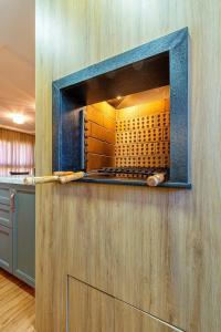 A cozinha ou cozinha compacta de Morada do Sol 302 - Apto novo em Gramado