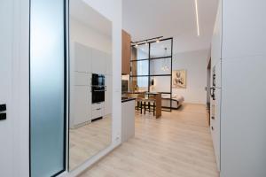 Телевизор и/или развлекательный центр в Apartmány Ružomberok