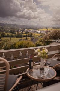 En balkon eller terrasse på Church St Cottage