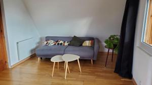 Posezení v ubytování Spacieux T2 avec terrasse et vue