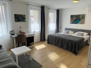 Letto o letti in una camera di Gostisce Sovdat