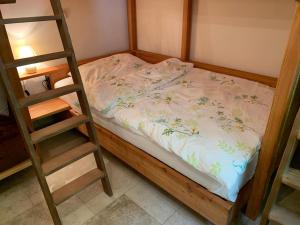 Posteľ alebo postele v izbe v ubytovaní Ferienwohnung Zirbenzapfen