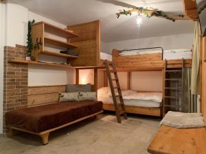 Posteľ alebo postele v izbe v ubytovaní Ferienwohnung Zirbenzapfen