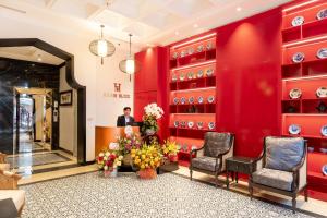 Posezení v ubytování Hanoi Bliss Hotel