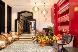 Posezení v ubytování Hanoi Bliss Hotel