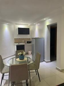 Kuchyň nebo kuchyňský kout v ubytování City Caribbean Hotel Boutique