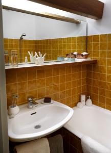 Koupelna v ubytování Abrineige Clubhotel Le Gypaète Val Thorens