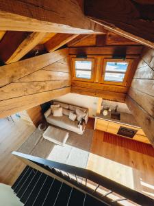 Posezení v ubytování Maison Brenva Elegant A
