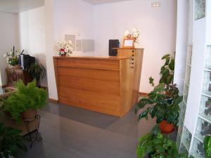 The lobby or reception area at Hotel Residencial Ermida dos Remédios