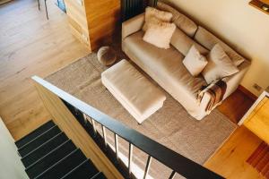 Posezení v ubytování Maison Brenva Elegant A
