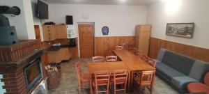 Kuchyň nebo kuchyňský kout v ubytování Sámoška - Krkonoše
