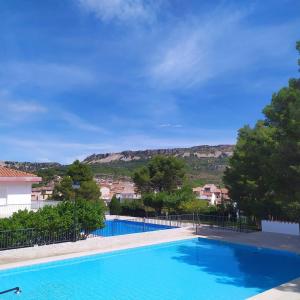 Bazén v ubytování Casa Rural El Planet de Maella Casa rural en Castellon Casa rural con Jacuzzi Casa rural en Xert Casa rural cerca de Morella nebo v jeho okolí
