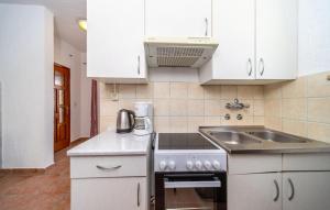 Kuchyň nebo kuchyňský kout v ubytování Cozy Apartment In Barbat Na Rabu