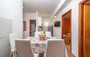 Kuchyň nebo kuchyňský kout v ubytování Cozy Apartment In Barbat Na Rabu
