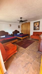 Posezení v ubytování Hotel Leyenda del Tepozteco