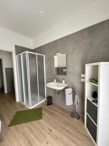 Koupelna v ubytování A Casa di Bruna