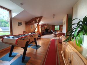 Posezení v ubytování Gîte du Pilan