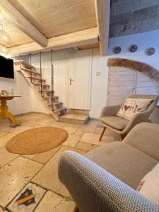 Posezení v ubytování B&B Casa Fiore