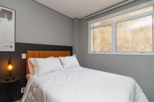 Postel nebo postele na pokoji v ubytování 360 Sanfran Riachuelo