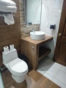 Koupelna v ubytování HOTEL BAEZA