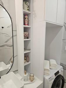 Koupelna v ubytování ROSE LUXURY APARTMENT & 24h self check-in with private parking