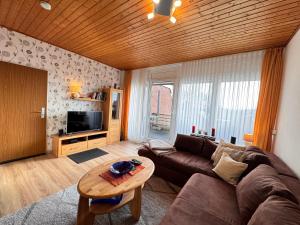 TV a/nebo společenská místnost v ubytování Strandpark