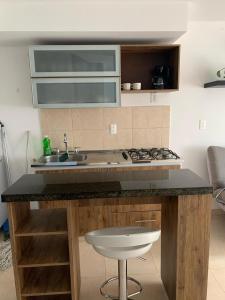 Køkken eller tekøkken på Cómodo Apartaestudio